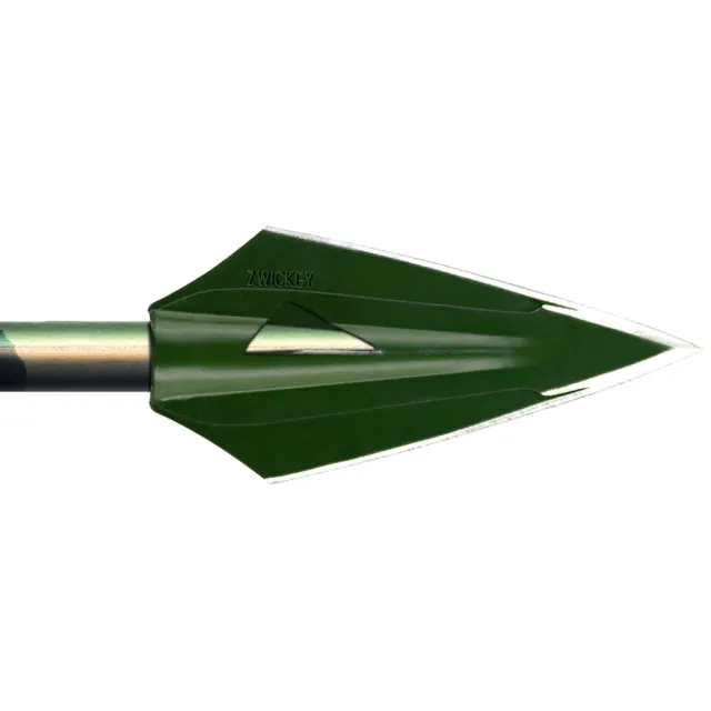 Zwickey B114 Eskimo Broadheads 4 Blade 125gr 3pk 1 1/8" Cut 2 1/2" Length - Zwickey