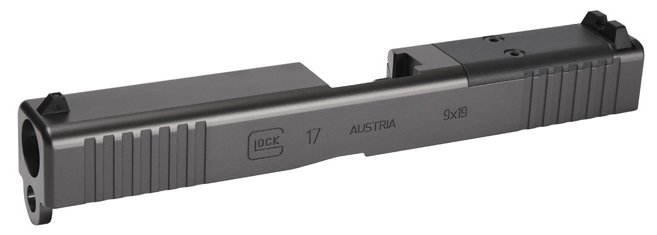 Glock 79009 17 G3 9MM Luger Slide Assembly MOS Black White Dot Sights - Glock - 9MM