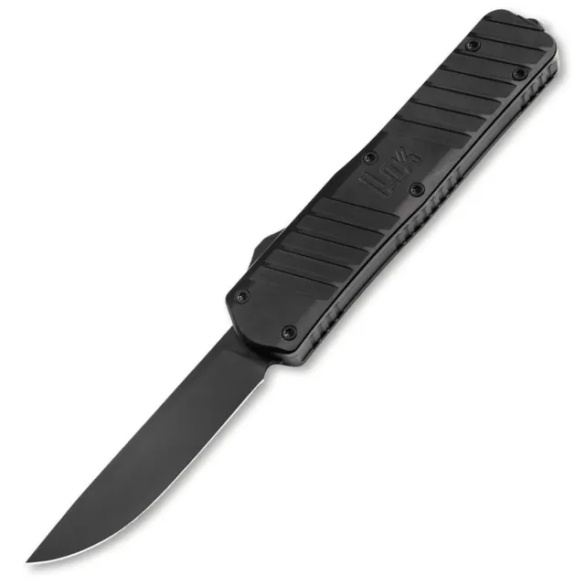 Boker H&K SP01 Drop Point Plain Black Blade Aluminum Handle - Boker