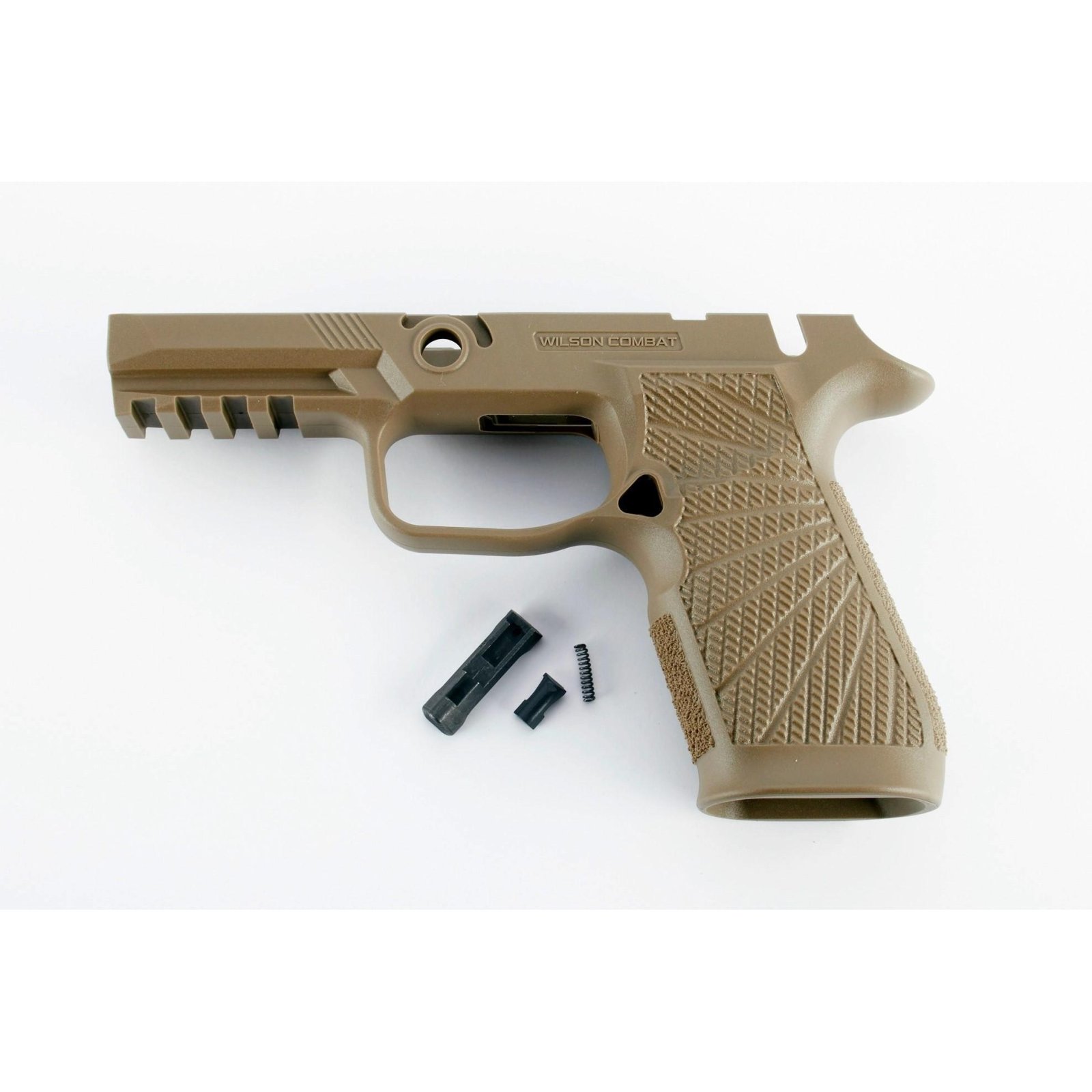 Wilson Combat 320-CMT WCP320 Grip Module Tan Manual Safety Cut Beavertail - Wilson Combat - 9mm, .40 S&W, .357 SIG