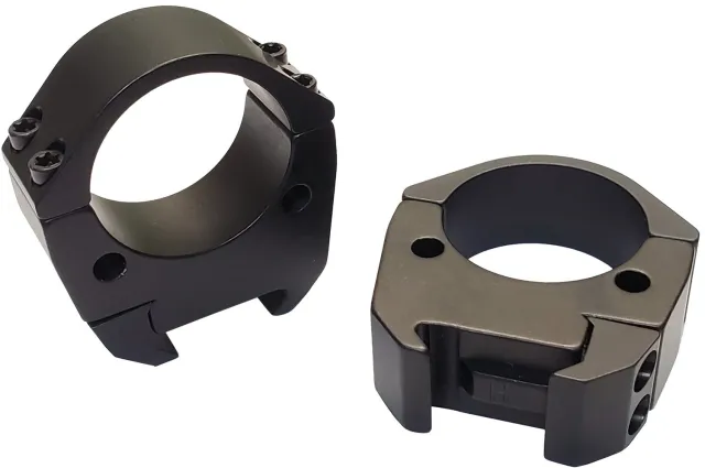 Talley TMS34L 34mm Low Picatinny Rail Scope Rings Black Anodized Aluminum - Talley Manufacturing - 34MM
