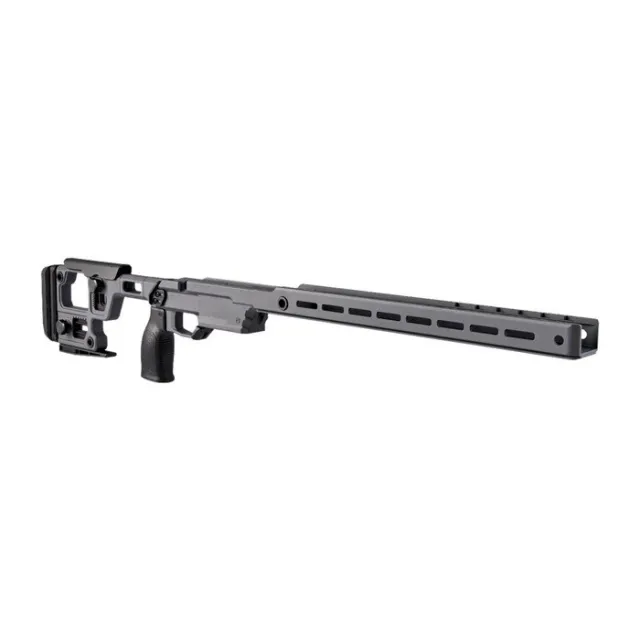 Aero Precision APBG200034C SOLUS 17" Chassis Sniper Grey, M-LOK, Arca Swiss