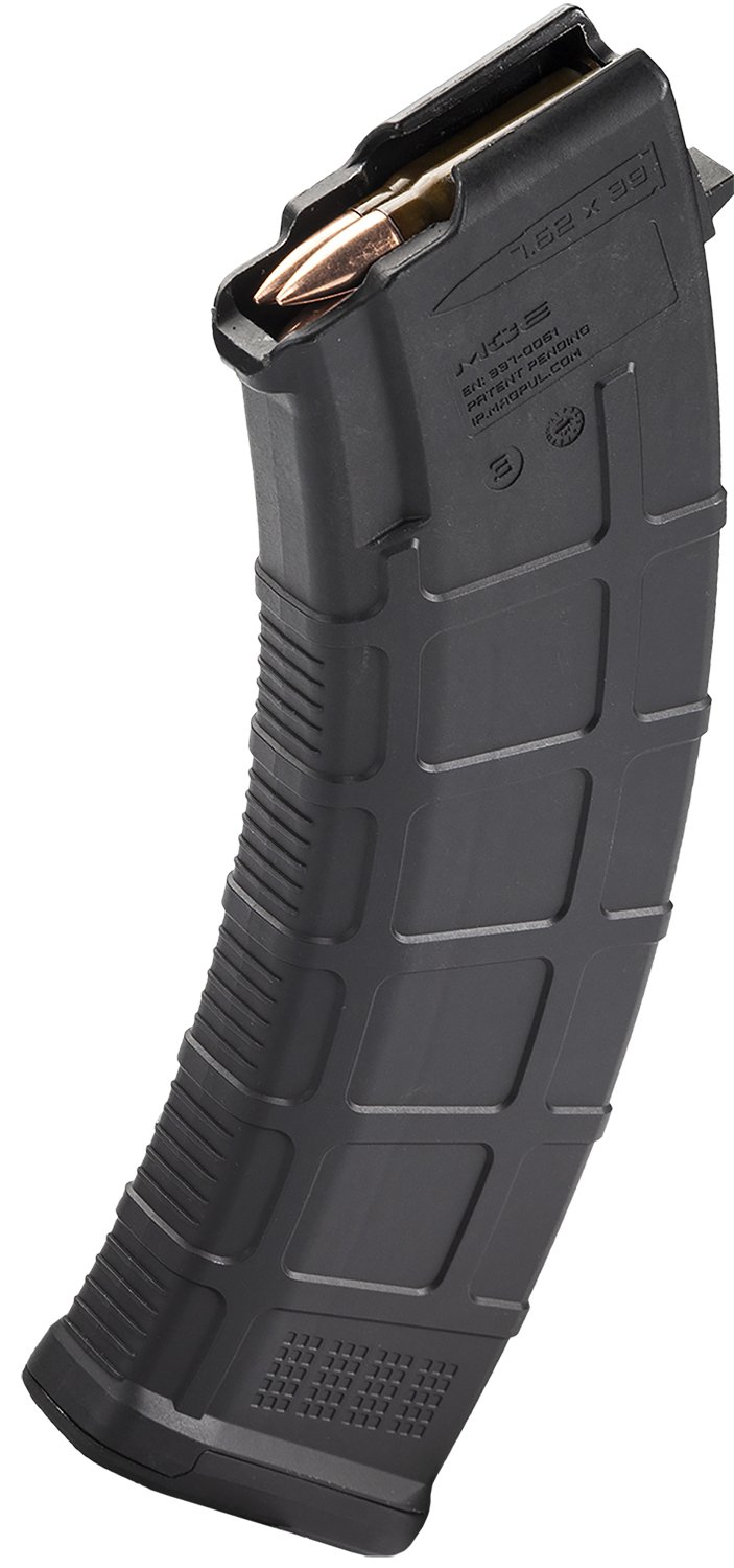 Magpul PMAG 30 AK/AKM MOE 7.62x39mm Polymer Magazine Black 7.62 x 39 mm Rus - Magpul Industries - 7.62 x 39 mm Rus