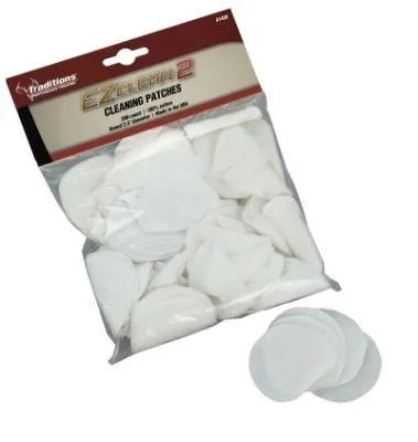 Buy Traditions EZ Clean 2 Patches .45-.54 cal. 100 pk. Cotton Cleaning Patches online