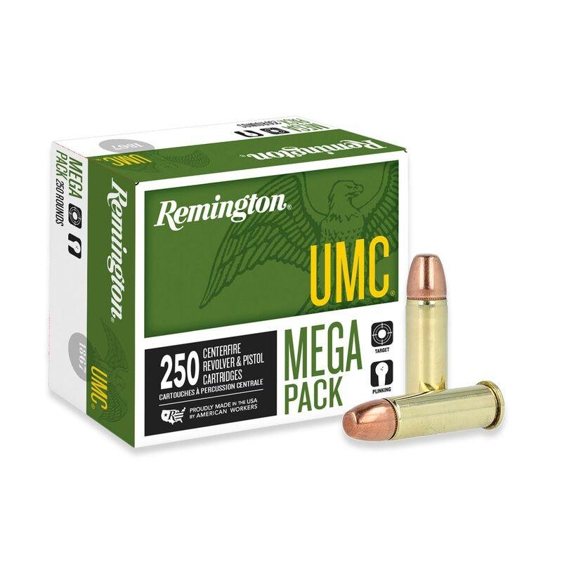 Remington UMC Mega Pack 38 Special 130 gr FMJ 250 Per Box/ 4 Cs - Remington Arms Company, LLC - 38 Special