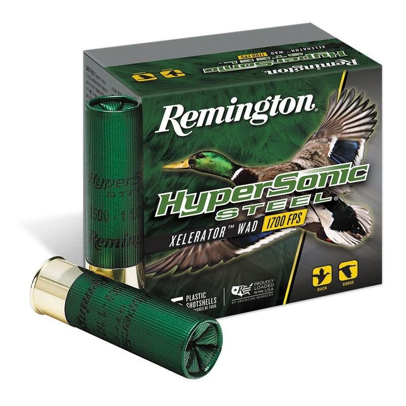 Remington HyperSonic Steel Waterfowl 12 Gauge 3.50" 1 3/8 oz 2 Shot 25 Per Box/ 10 Cs - Remington Arms Company, LLC - 12 Gauge