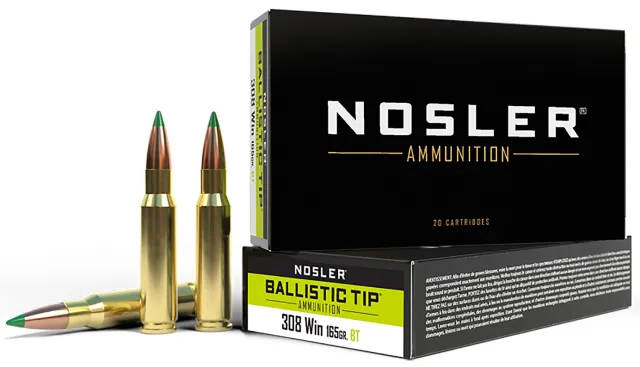 Buy Nosler Ballistic Tip 308 Winchester 165gr Ammo 20 Rounds 40063 online