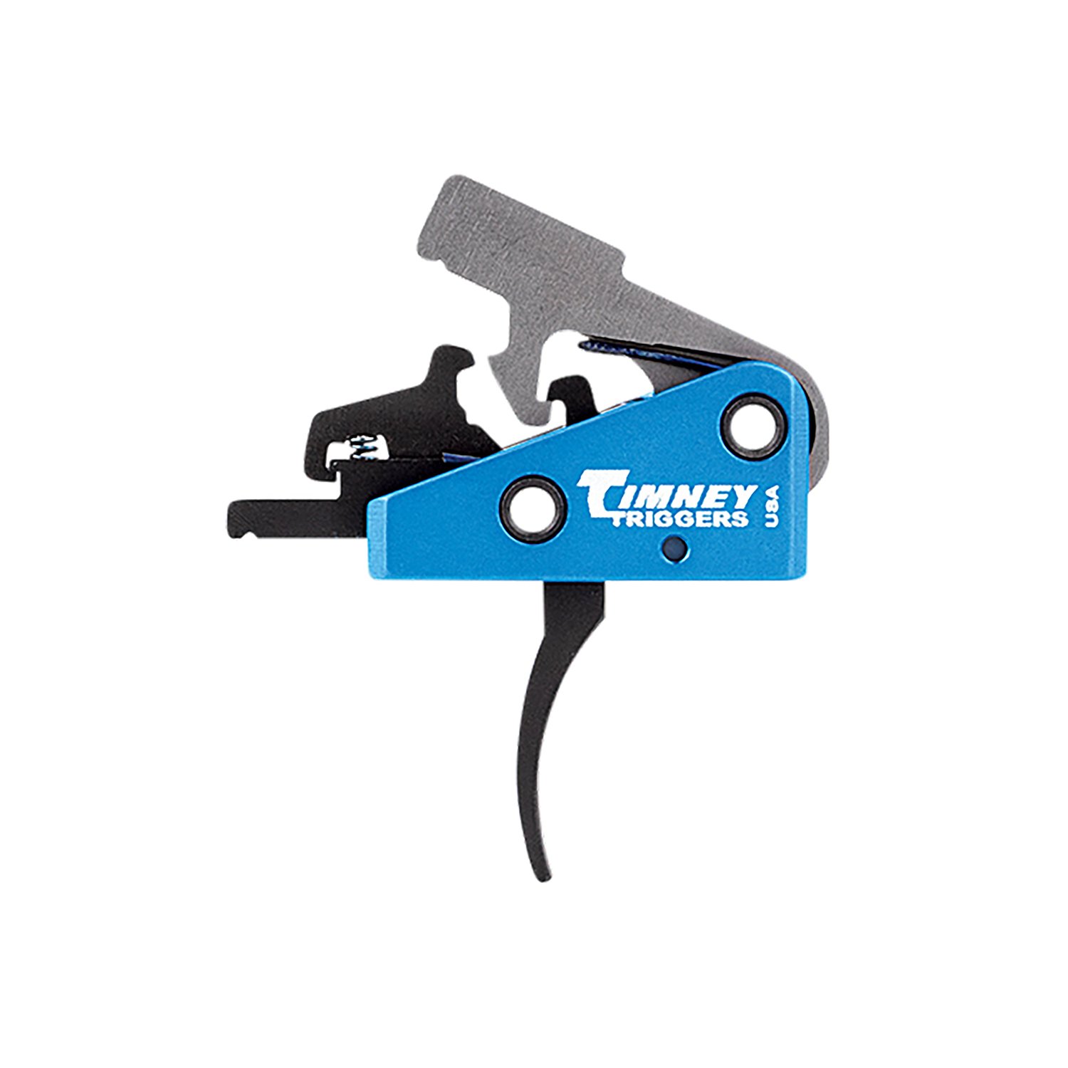Timney 663S Targa 2-Stage Curved Trigger 2 lbs Black/Blue for AR-15 - Timney Triggers