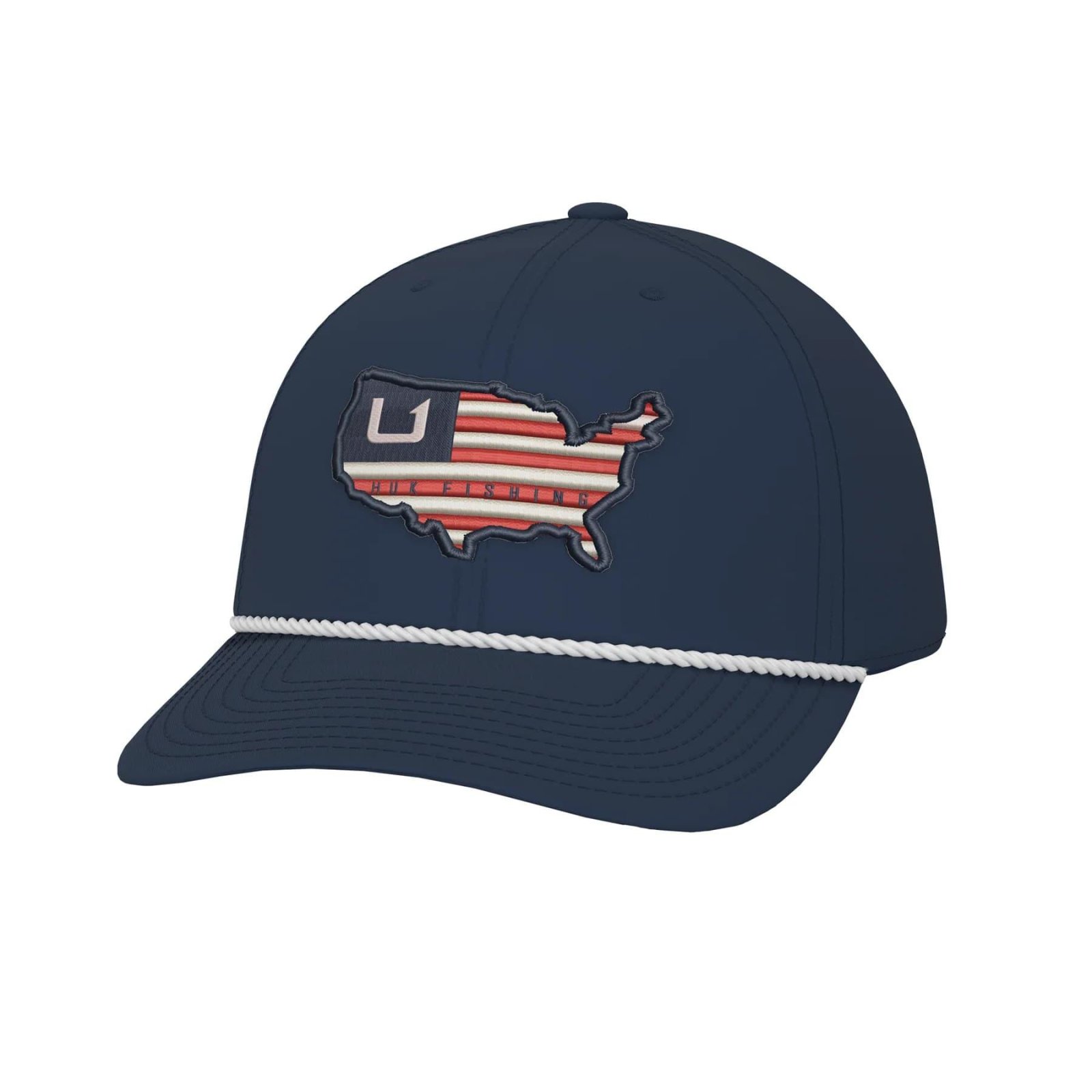 p This&nbsp mid-profile trucker features a 3D embroidery Huk logo on fabric - Marolina DBA HUK