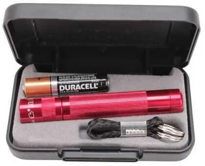 MagLite Solitaire LED Flashlight Red J3A032 1-Cell AAA Aluminum - Maglite