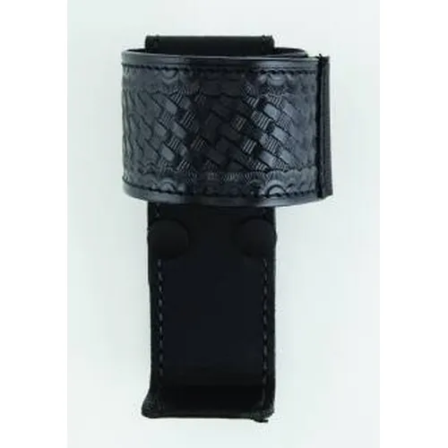Aker Leather Universal Radio Holder Black Leather Belt Swivel