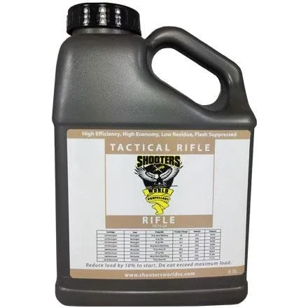 Shooters World D073-018 Tactical Rifle Powder 8lbs Spherical Propellant