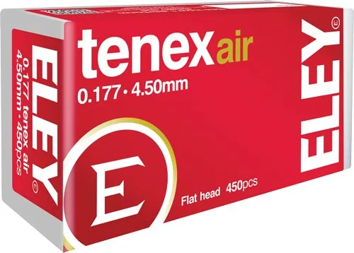Eley 46120 Tenex Air Pellets .177 4.50mm 8.2 Grains 450-Pack - Eley - 4.50mm