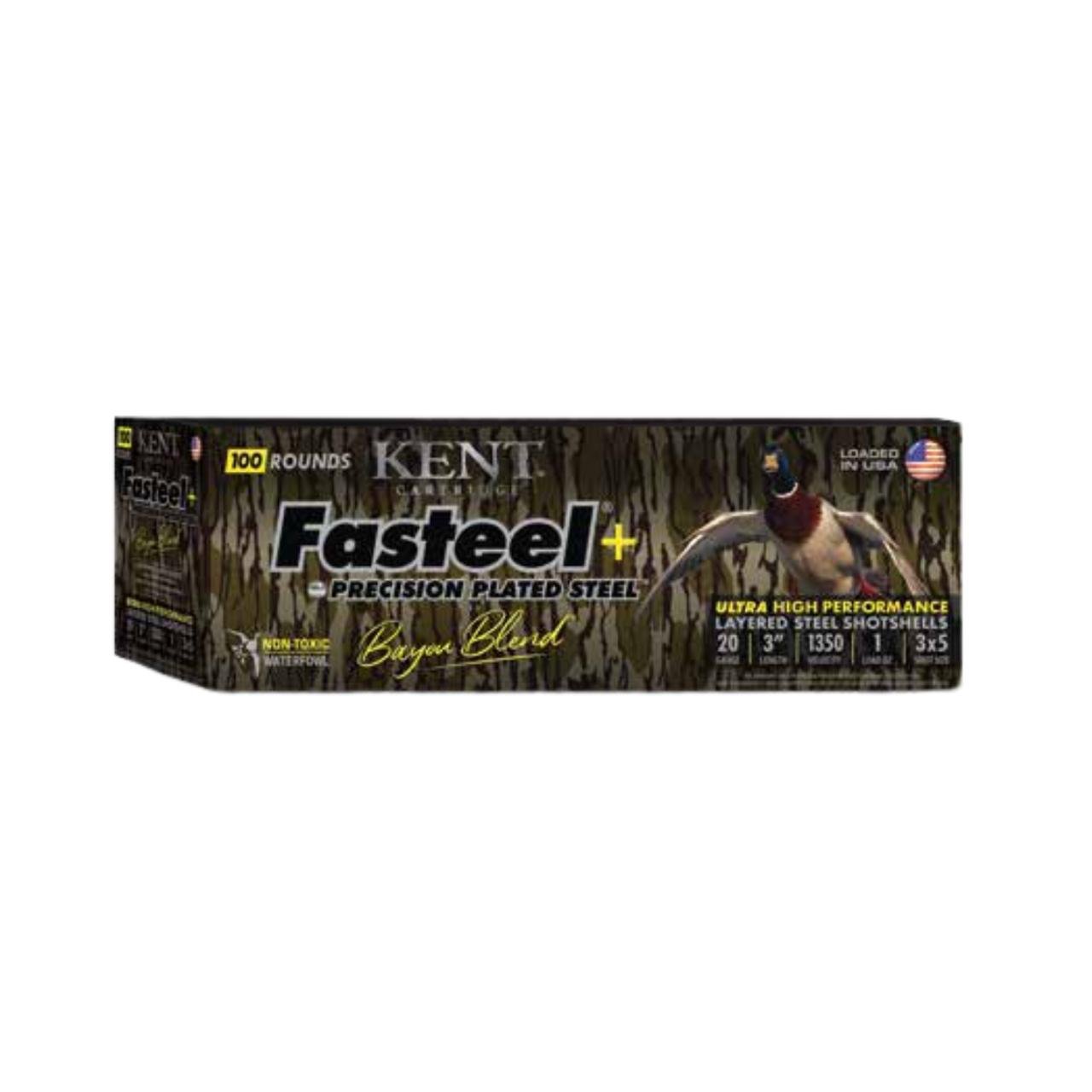 Kent CC203FSP283X5 20GA 1oz #2x5 3" 1350FPS Steel Shot 25 Rounds - Kent Cartridge - 20 Gauge