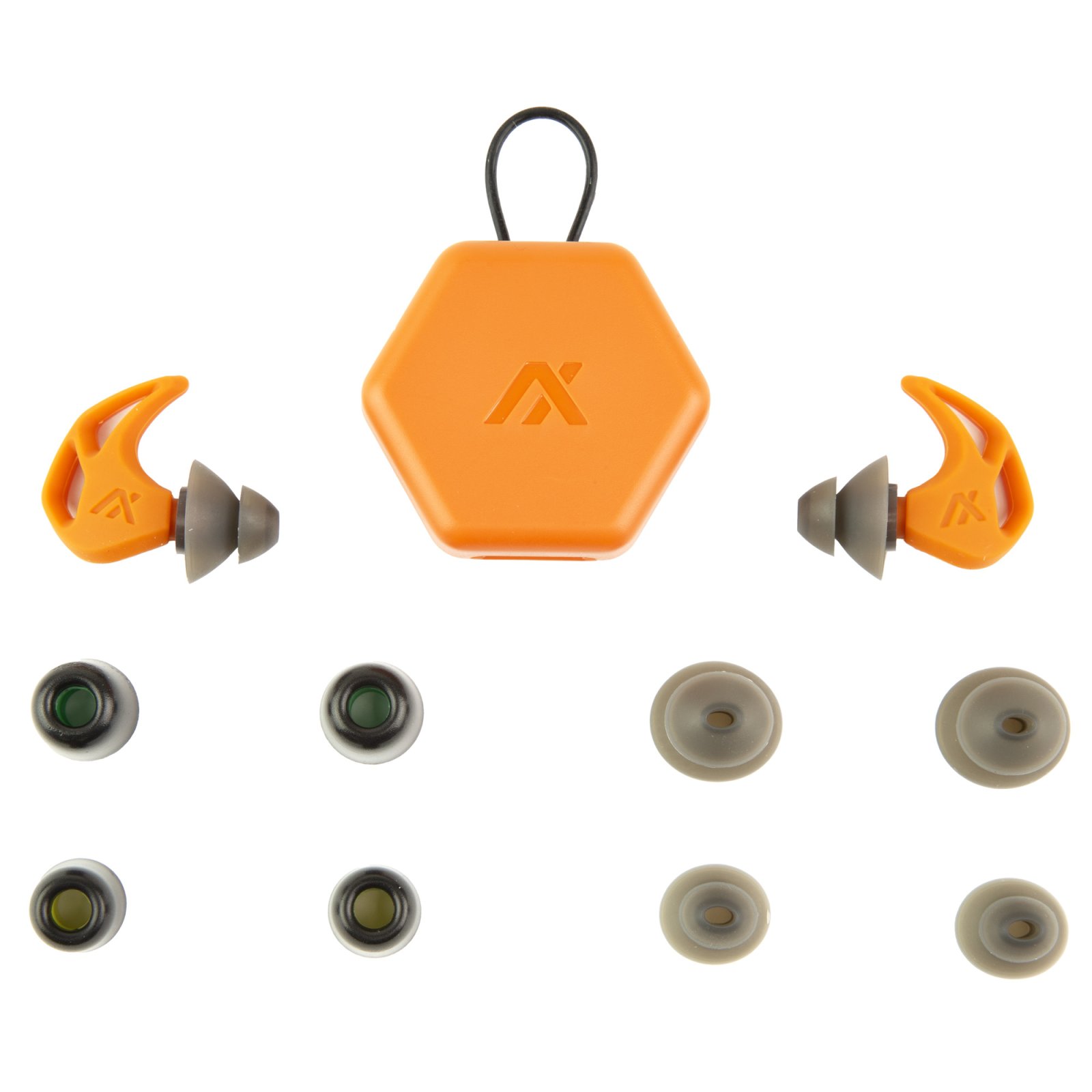 Buy AXIL X20-ORANGE Earplugs Blaze Orange 3 Silicon 2 Foam Tips Case online
