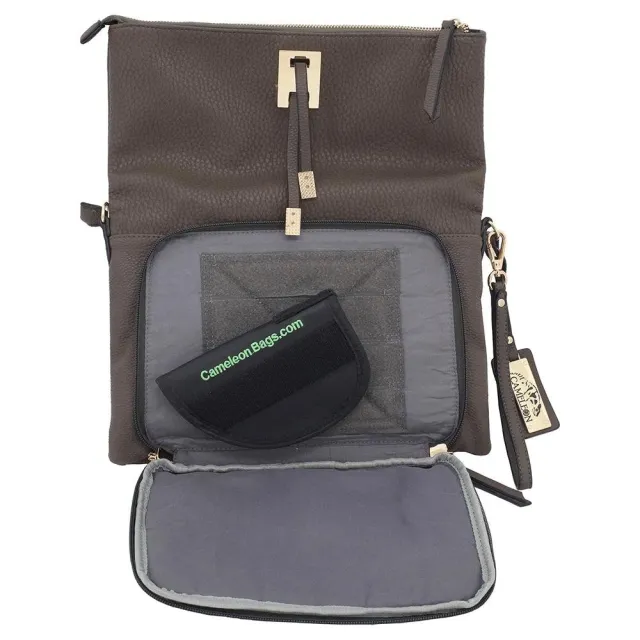 Cameleon Aya 49073 Conceal Carry Purse Clutch/Crossbody Black - Rugged Rare