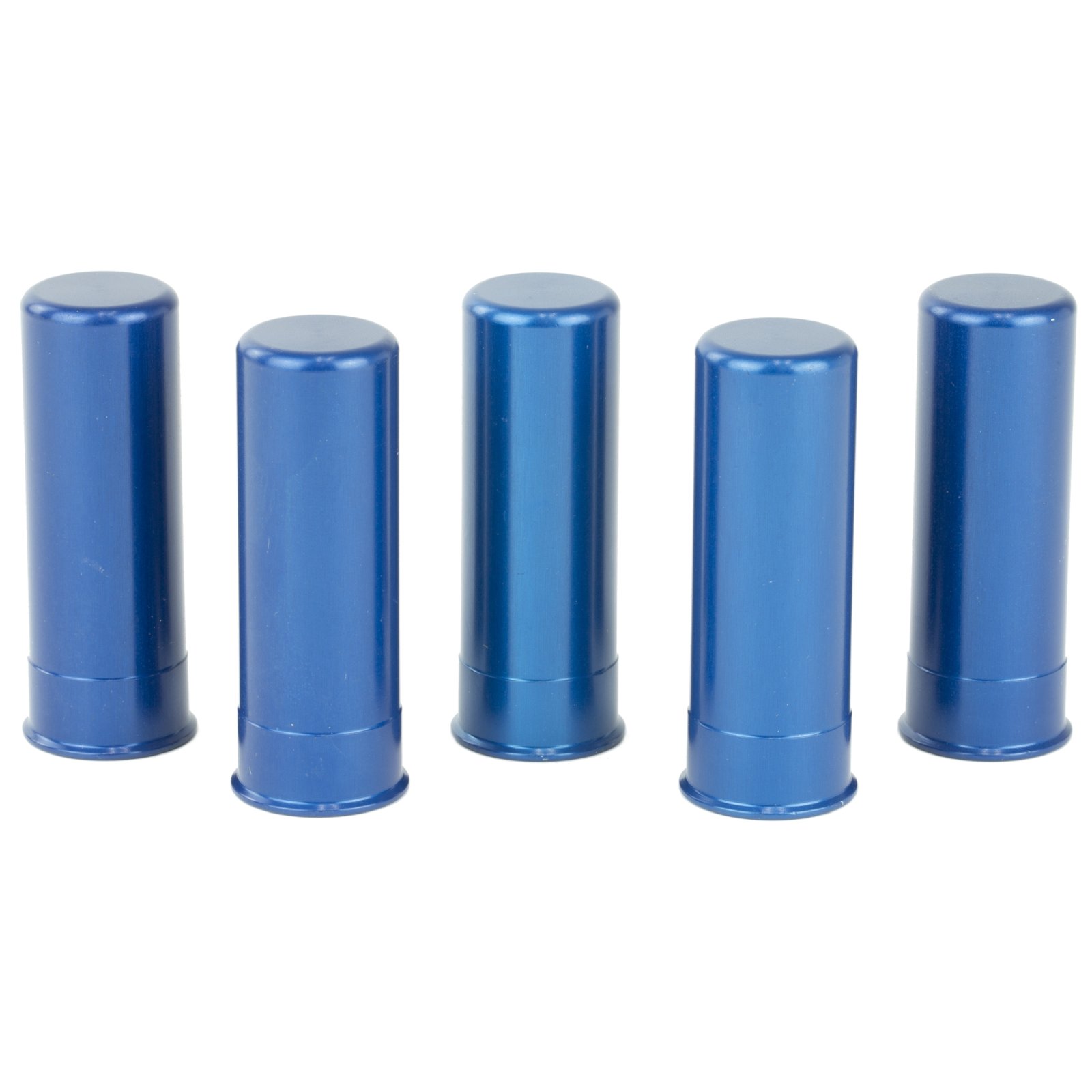 A-Zoom 12311 Aluminum Snap Cap Pack, 12 Gauge Shotgun Training Tool, 5 Count, Blue - A-Zoom - 12 GAUGE