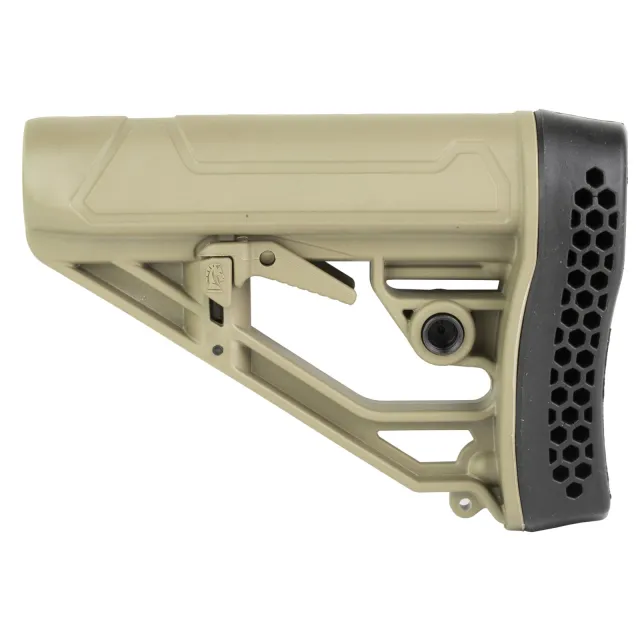 Adaptive Tactical AT022012E AR-15/AR-10 M4-Style Stock FDE Mil-Spec - Adaptive Tactical