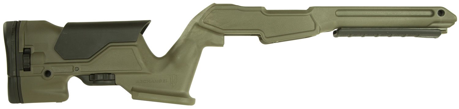 Archangel AAP1022OD Precision Stock OD Green for Ruger 10/22 Rifle - Pro-Shot Products