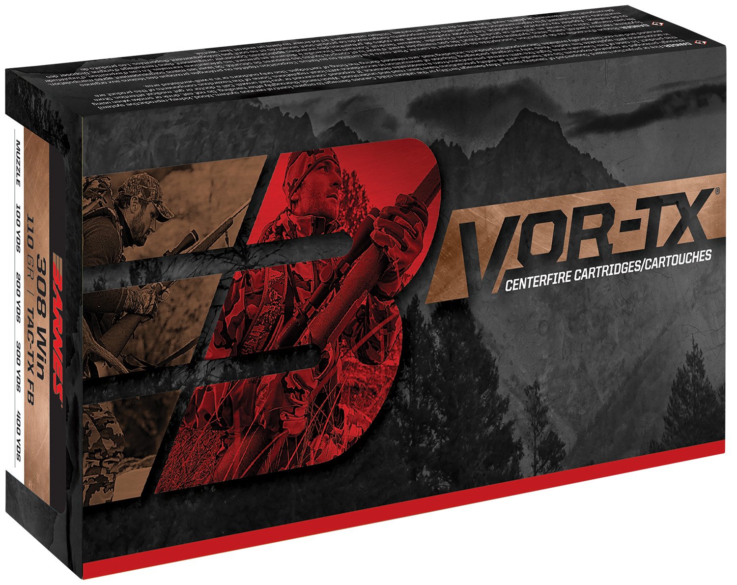 Barnes Bullets 22008 VOR-TX Rifle 22-250Rem 50gr TSX Flat Base 20 Per... - Barnes Bullets - 22-250 Rem