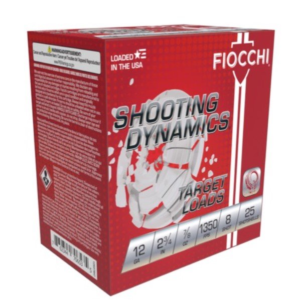 Buy Fiocchi 12SD78H8 Shooting Dynamics Target 12Gauge 2.75" 7/8oz 8Shot 25 online