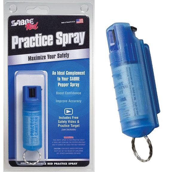 Security Equipment Sabre Red Hardcase .54oz Practice Spray - Case of 72 - Security Equipment Corporation