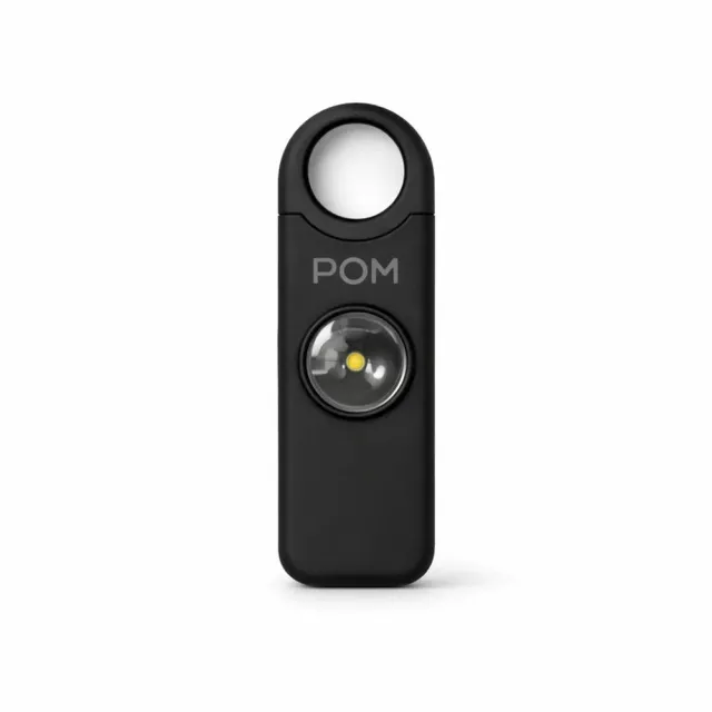 POM Industries PA-BLK Personal Safety Alarm 130dB Black USB-C - POM Industries