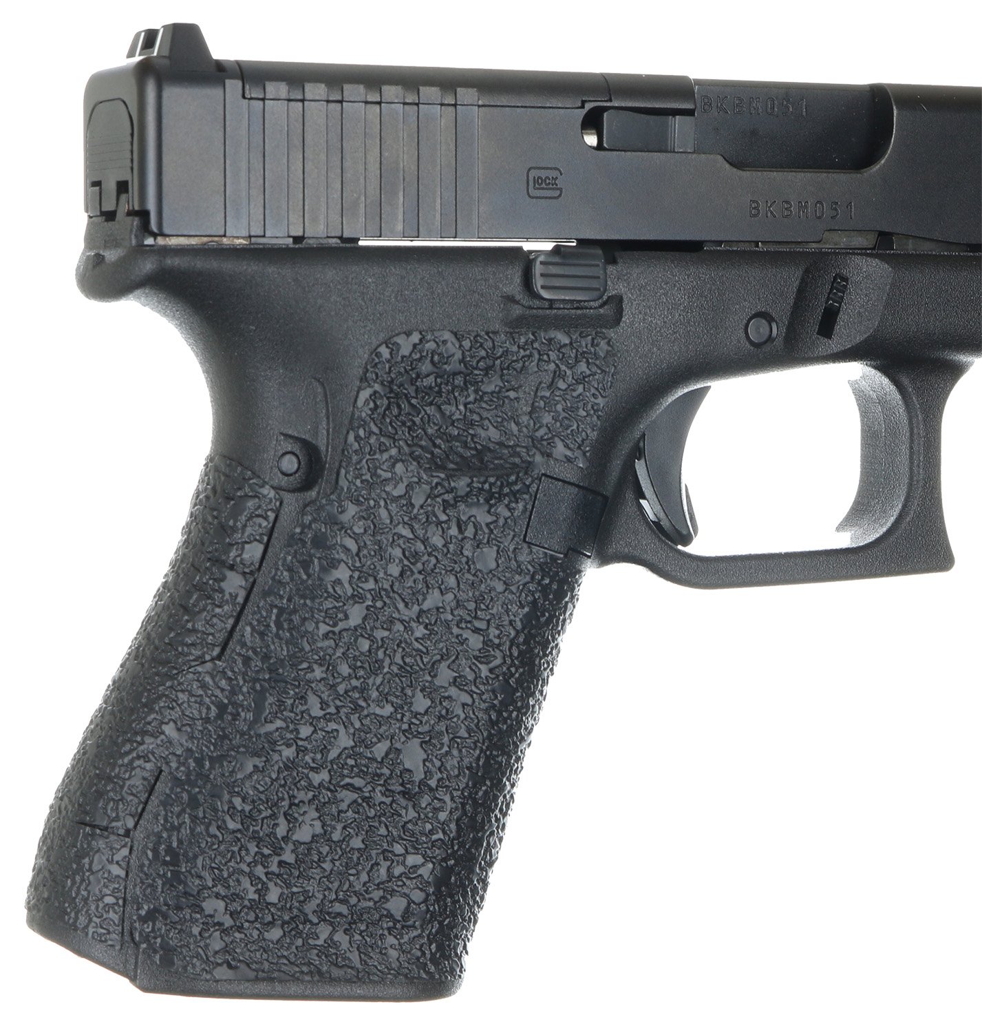 TALON Grips 382R Adhesive Grip for Glock 19/23/25/32/38 Gen5 Black Textured - TALON Grips Inc - GLOCK 19 GEN 5