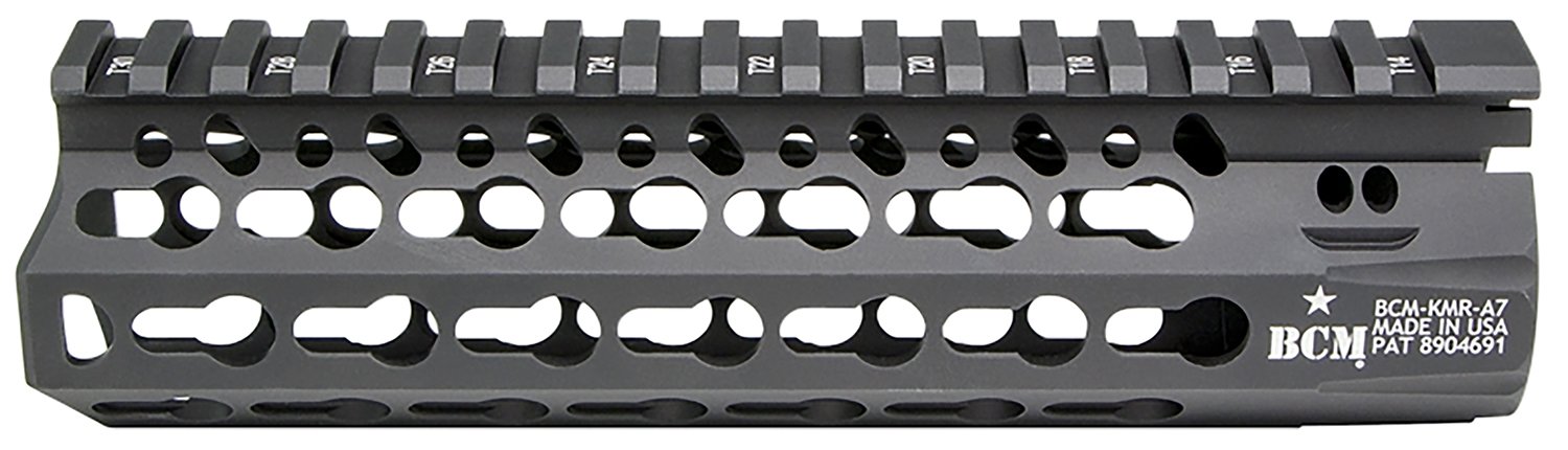 BCM KMRA7556BK 7In Keymod Aluminum Handguard Black Anodized - BCM