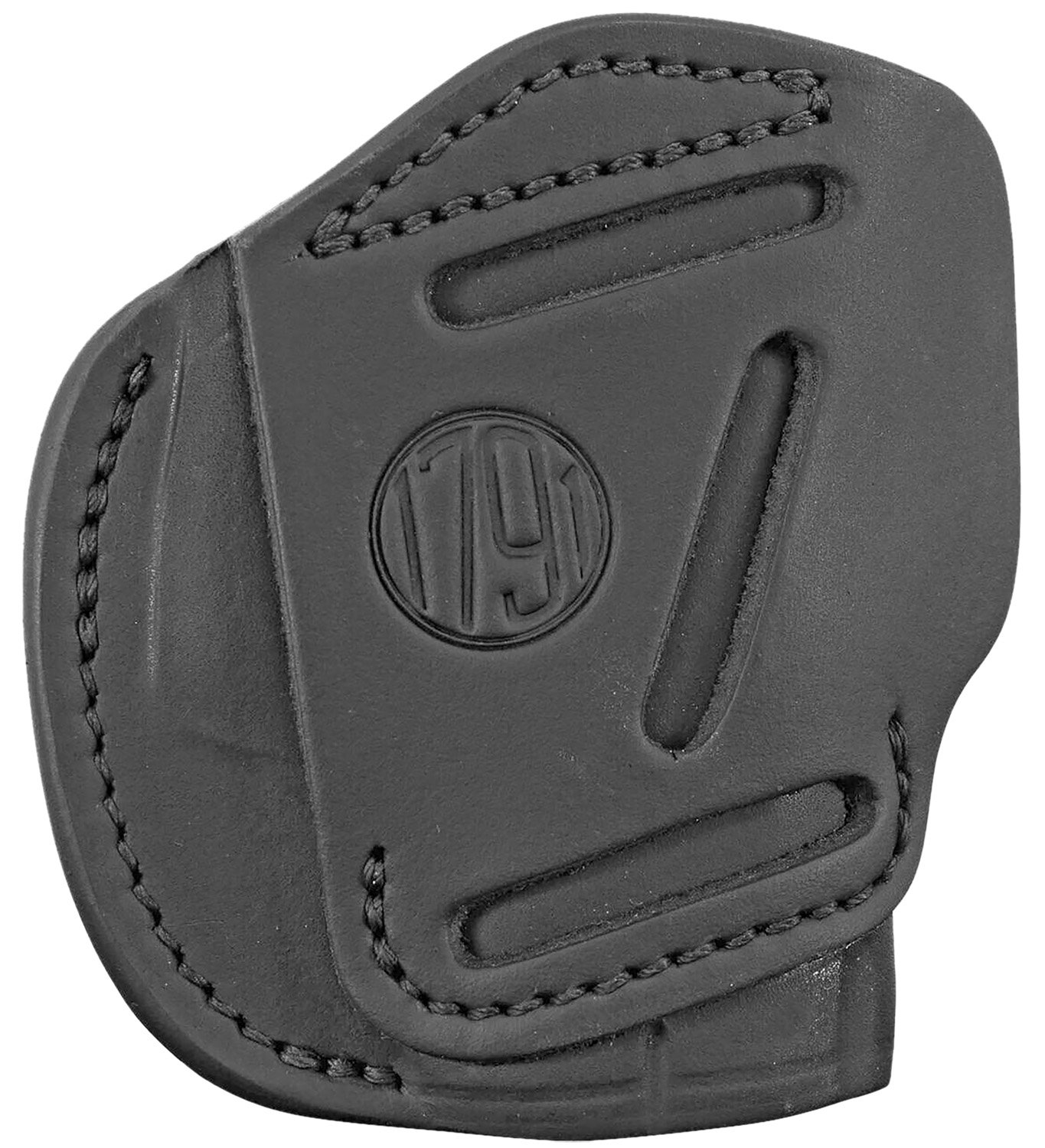 1791 Gunleather 3WH-2-SBL-A 3-Way Holster Stealth Black Size 2 Ambidextrous - 1791 Gunleather