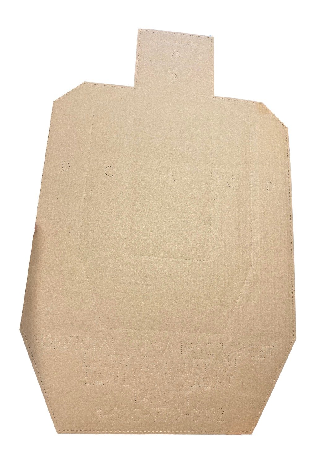 Action Target IPSC-CB Cardboard Targets 18"x30" 100 Ct - Action Target