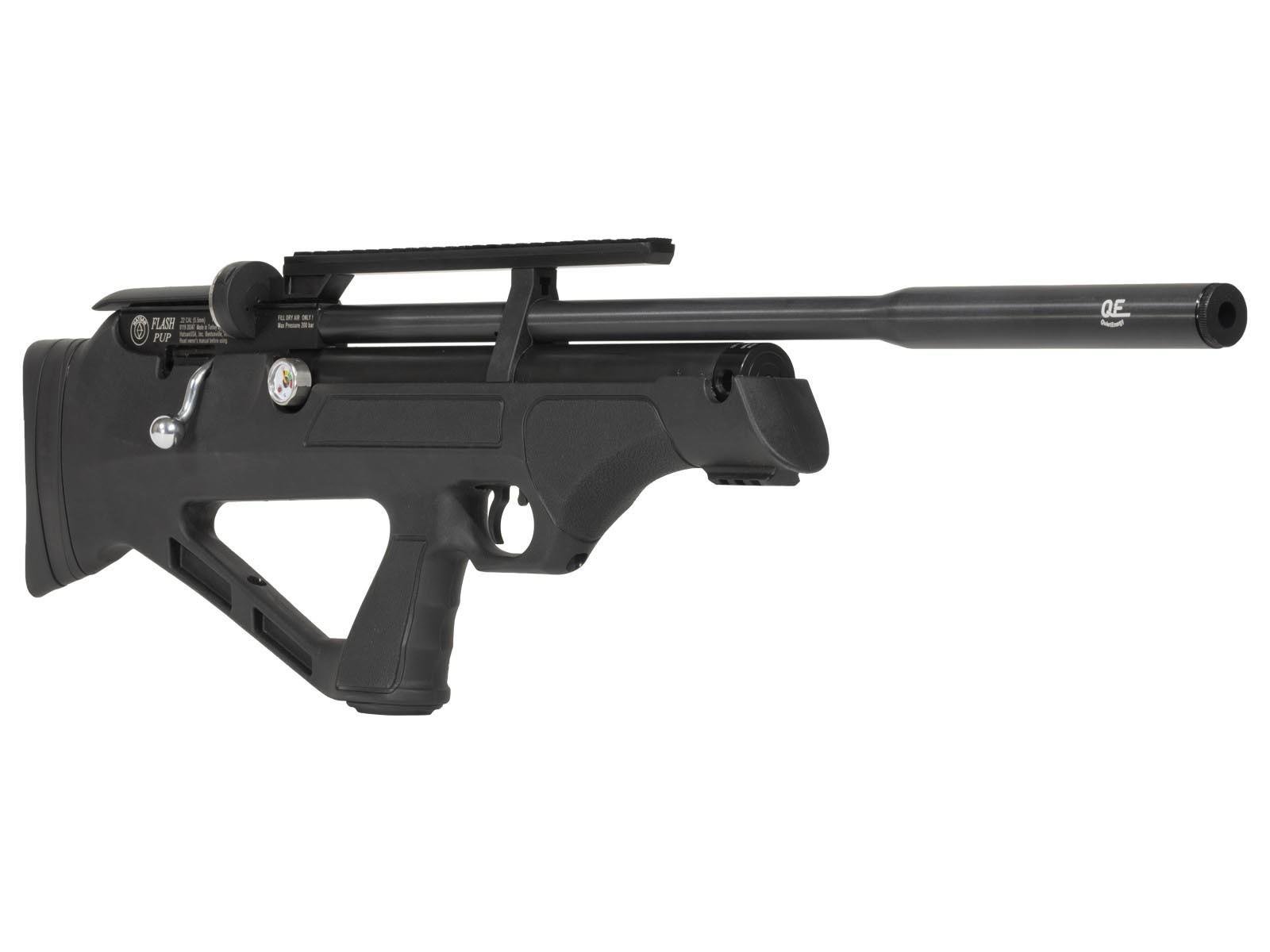 Hatsan Airguns Flashpup .22 PCP 1120 FPS Synth/Blued W/ 2 HGFLASHPUP22S - Hatsan - 22 CALIBER