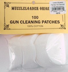 M-Loader Original Cotton Patch .45-.58 Cleaning Patches - 100pk - Modern Muzzleloader