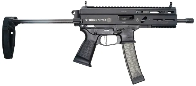 Buy Grand Power 850003223124 Stribog SP9A3 9mm Luger 30+1 Black PDW Tailhook online