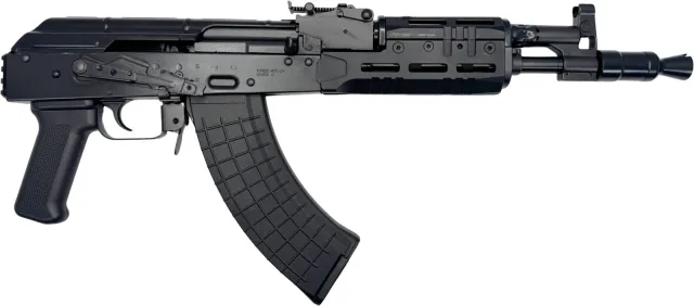 Pioneer HELLPUP Hellpup 7.62X39 UTG PRO SuperSlim Drop-In MLOK Handguard(MTU053SSM) 30+1 11.73 Black