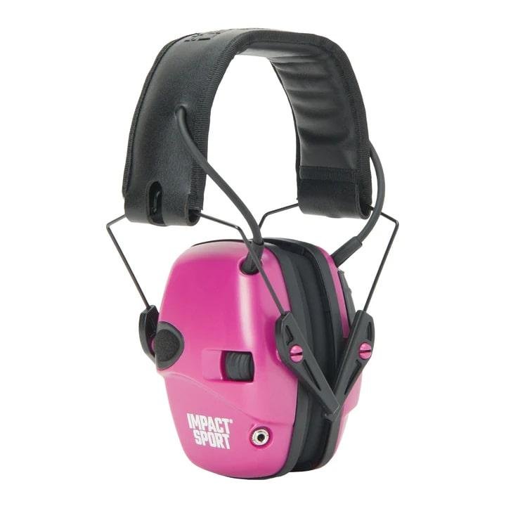 Howard Leight R-02533 Impact Sport Electronic Folding Pink 22dB NRR - Honeywell Safety Products USA