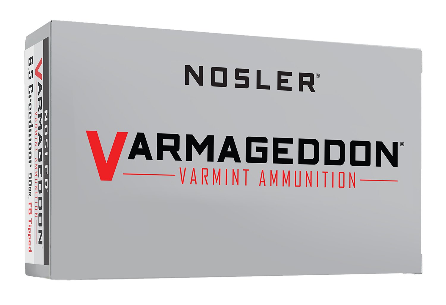 Nosler 65175 Varmageddon 6.5 Creedmoor 90 Grain Flat Base Tipped 20 Rounds - Nosler - 6.5 Creedmoor