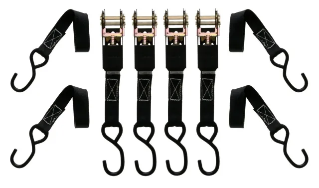 Muddy Mud-SDRS10-4PK 1"X10'STD Duty Ratchet Strap - MUDDY
