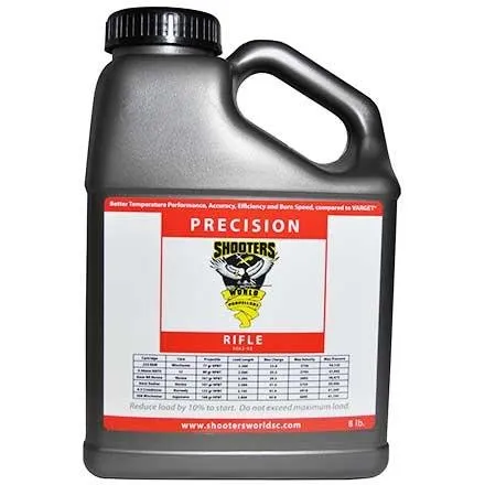 Shooters World S062-028 Precision Rifle Powder 8lb - Clean Burn, Low Flash