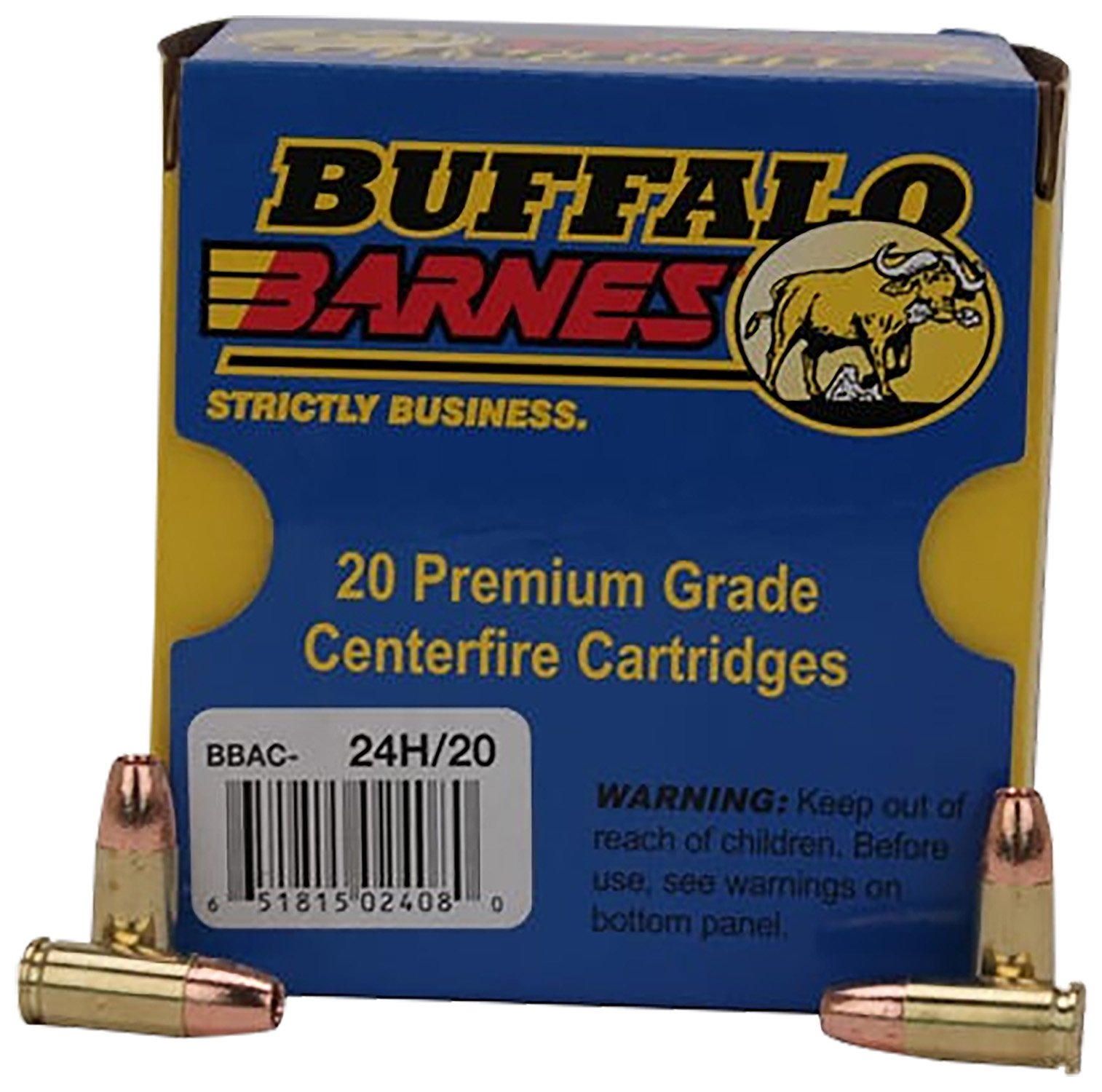 Buy Buffalo Bore 24H20 9mm Luger +P+ 115gr Barnes TAC-XP Lead-Free Ammo 20rd online