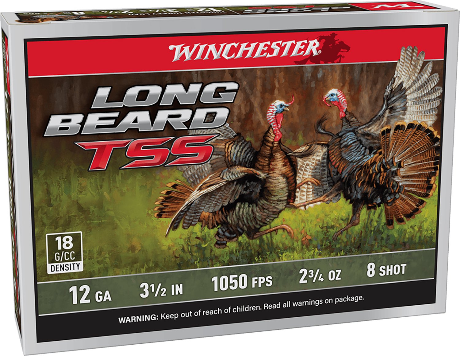 Winchester LBTSS12L8 Long Beard TSS 12Ga 3.5" 2.75oz Tungsten 8 Shot - Winchester - 12