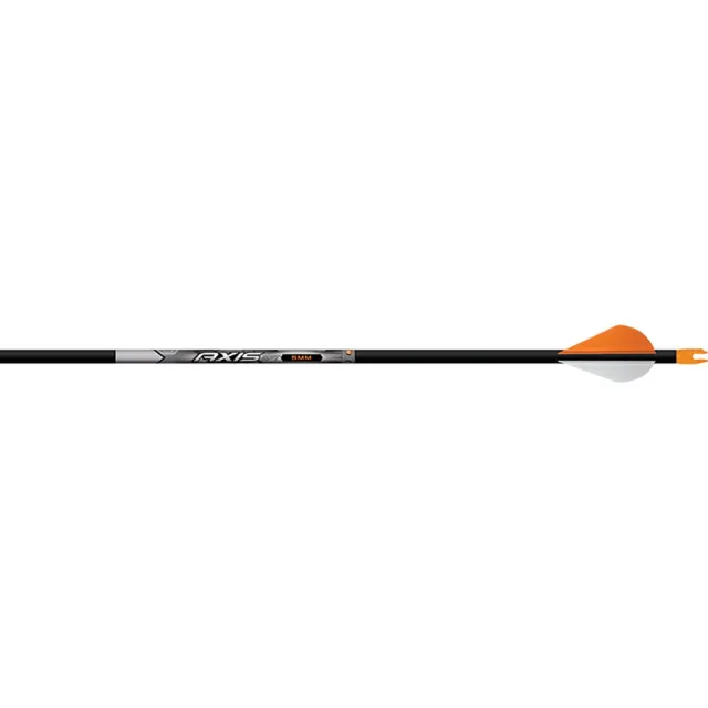 Easton 929117 5mm Axis Sport Arrows 260 2" Bully Vane 6-Pack - Easton