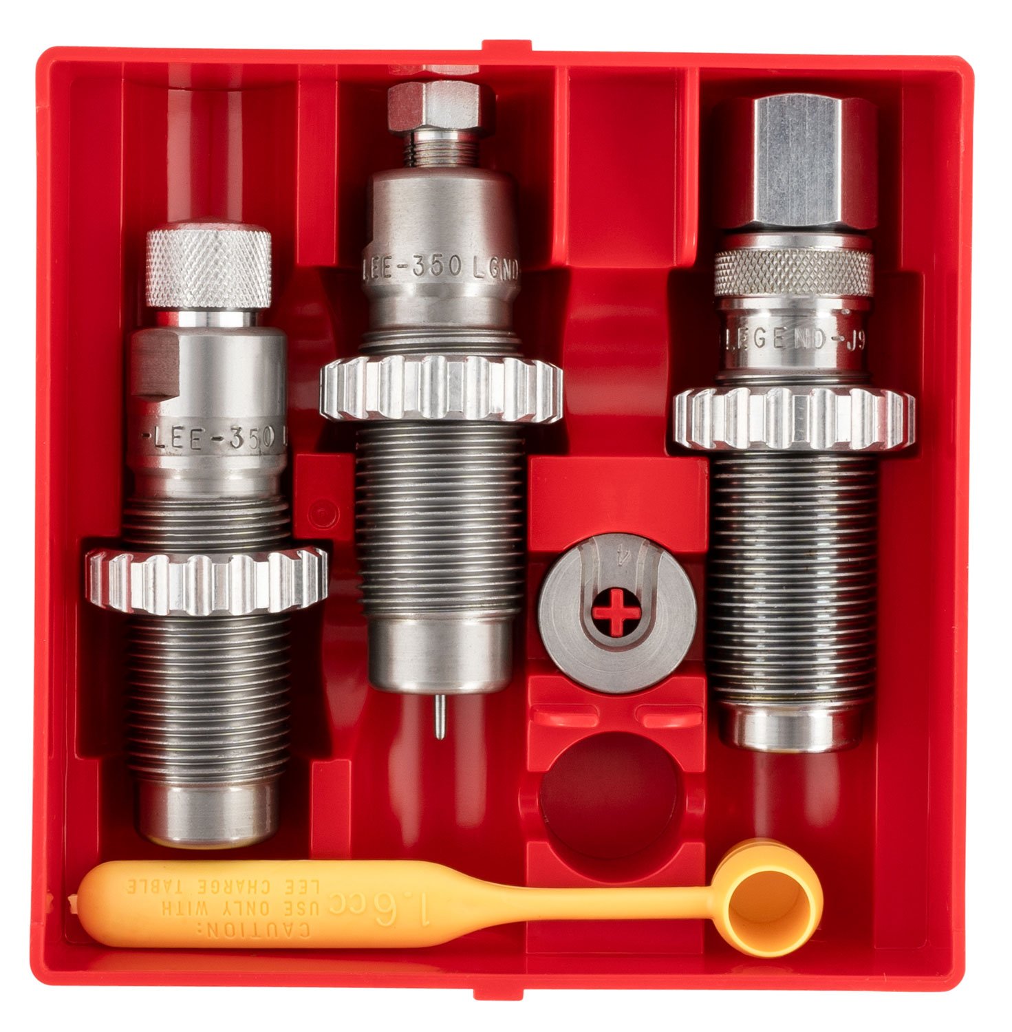 Lee Precision 90078 3-Die Set 350 Legend with Storage Box - Lee Precision - 350 LEGEND