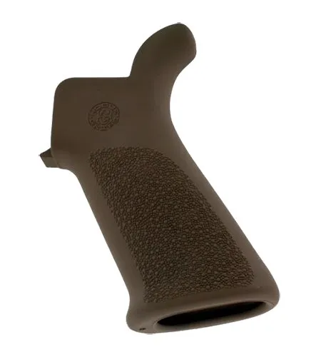 Hogue AR-15 Beavertail Grip Desert Tan Non-Slip Rubber Design - Hogue