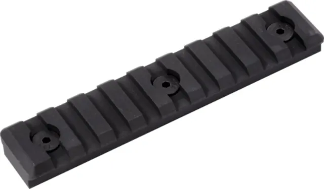 Timber Creek M9SPRBL M-LOK 9 Slot Picatinny Rail Black Anodized - Timber Creek - M-LOK 9 SLOT PICATINNY RAIL