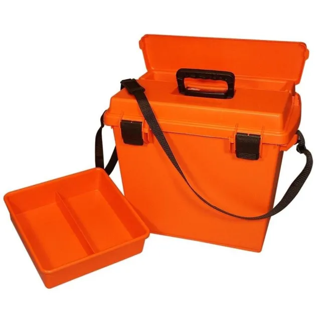 MTM Case-Gard Sportsmens Util Dry Box XLG - Orange, 18.5" x 13" x 15.25", Water Resistant, Top Access Lid - MTM Case-Gard