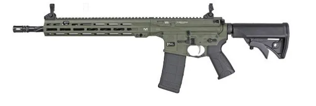 LWRC ICMKIIR5ODG14P ICMKII 223 Rem | 5.56 NATO 14.7" Pinned and Welded ODG Cerakote Rifle - LWRC International - 223 REM | 5.56 NATO