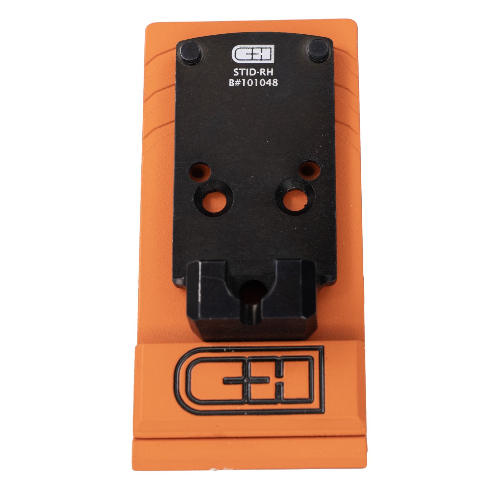 C&H Precision STID-RH V4 Optic Mount Plate for Staccato Duo, Anodized Black - C&H Precision
