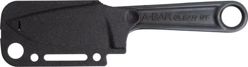 Ka-Bar Knives Forged Wrench Knife 3" Plain Edge Blackout W/Shth 1119BK - Ka-Bar