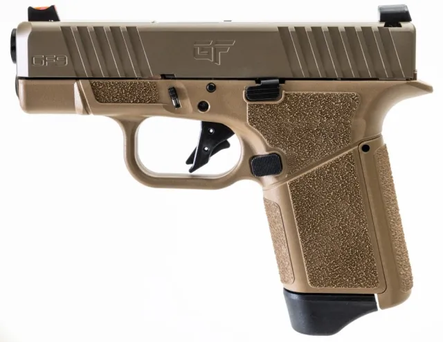 GForce GF9DD12FDE Rapture-X 9mm 3.25" FDE 12RD Sub-Compact Pistol - GForce Arms - 9x19MM
